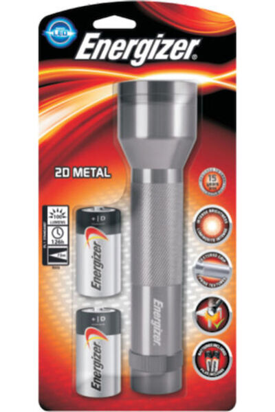 Energizer Φακός LED με Μέγιστη Φωτεινότητα 100lm Μεταλλικός Γκρι Κωδικός 2D: ...