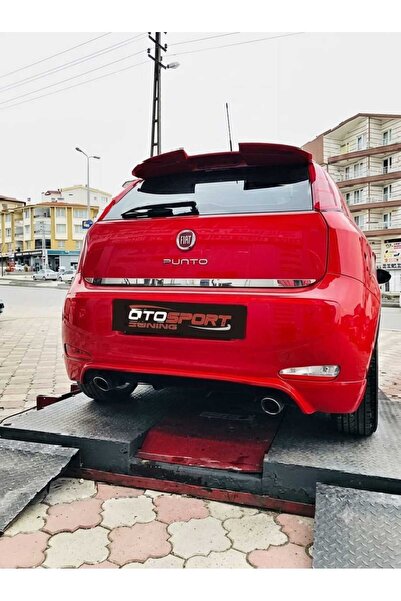 barototuning Fiat Grande Punto Arka Tampon Eki Boyalı Kırmızı Ortası Siyah