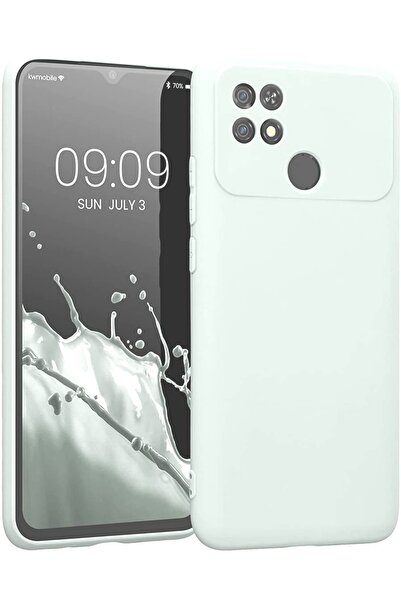 KWmobile Θήκη Σιλικόνης Xiaomi Poco C40 με Πλαίσιο Κάμερας - Cool Mint