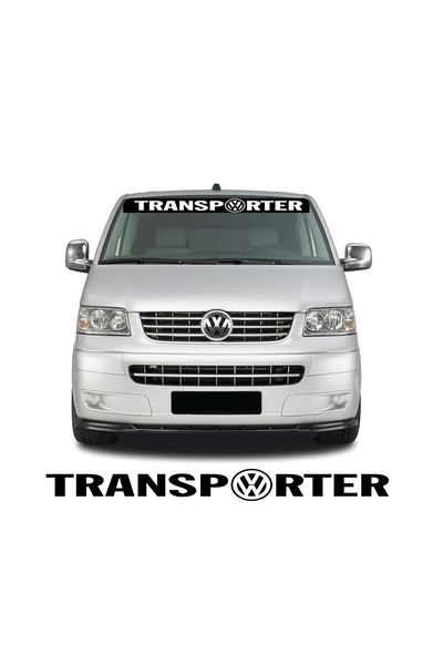 Amo-Stickers Sticker Auto TRANSPORT Parbriz 140 cm Alb