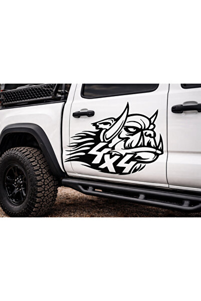 Amo-Stickers Стикер 4х4 Orc Power 85см Зелен