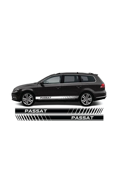 Amo-Stickers Sticker Auto VW PASSAT laterale Alb