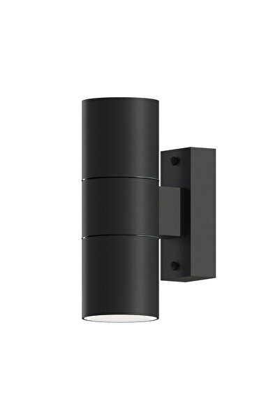 Calex Lampa de perete de exterior LED Turin, 2x bec GU10, otel inoxidabil, IP...