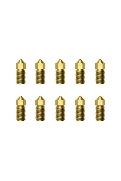 Anker Set 10 Duze Extrudare pentru imprimanta 3D AnkerMake M5, Auriu, 0.4mm