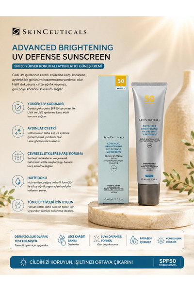 SkinCeuticals Advanced Brightening Spf50 Sunscreen 30ml - Anti-Blemish High P...