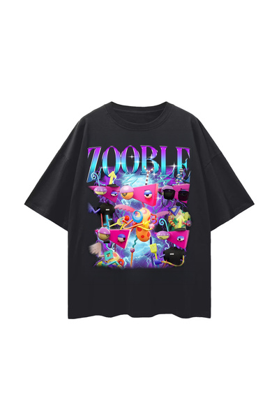 STYKEER Unisex Oversize the Amazing Digital Circus Printed Tshirt