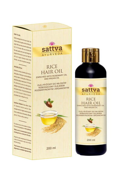 sattva Ulei de Par Nutritiv cu Orez si Rozmarin 200ml