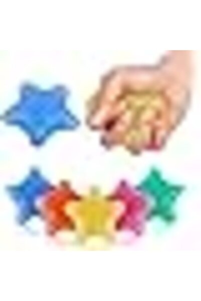 Arabest 5 Pack Star Silicone Hand Grip Exercise Balls, Color Coded Resistance...