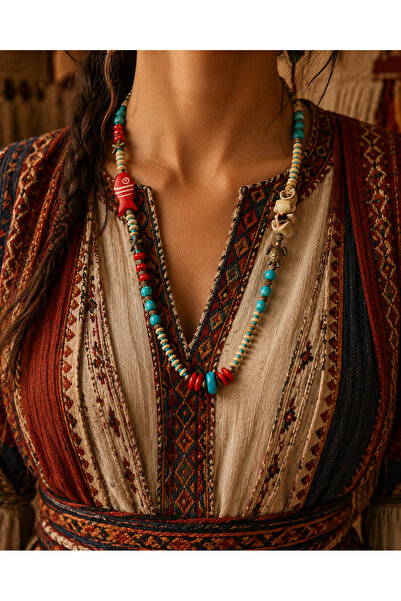 HER ŞEY NOTA www.herseynota.com Maris Bohemian Sea-Themed Necklace - Vibrant ...