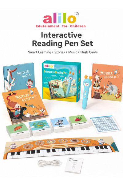 Alilo Interactive Reading Pen Set for Kids 3-6 Years with 3 Mother Goose Book...