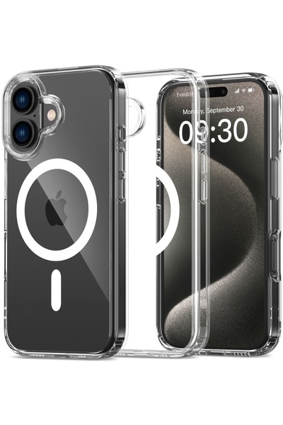 Bodycell Θήκη iPhone 16 Clear Case Διάφανη με MagSafe - Clear