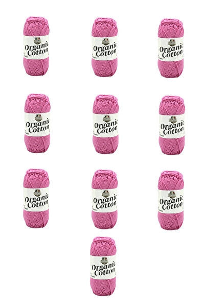 Etrofil 10 Pieces Organic Cotton (73437) Candy Pink 100% Organic Cotton Amigu...