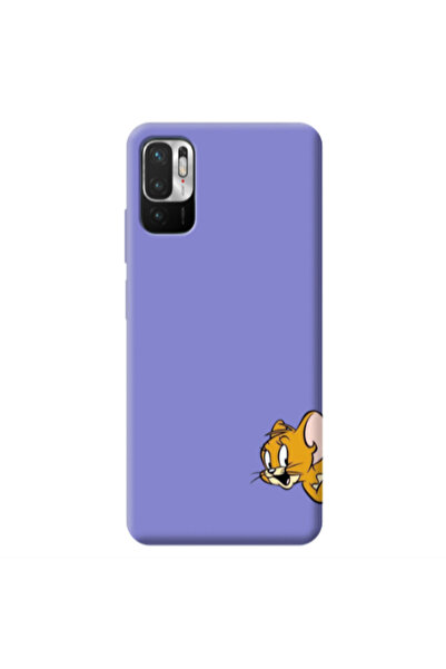 Other Xiaomi Redmi Note 10 Pro 5G Jerry 2 Purple Colored Silicone TPU Θήκη