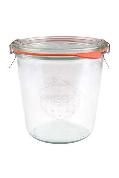Weck Borcan, WECK, Sticla, 580 ml, Transparent