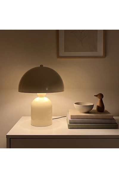 BY-LAMP Soho Bej Metal Masa Lambası | ByLamp