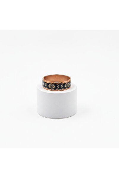 Erol Bakır New Series 827 Bijouterie Ring 100% Hand Made Copper