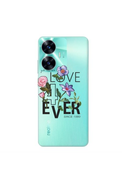 Other Realme C55 Love for ever Transparent Silicone TPU Θήκη