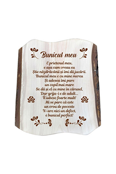 LimArt Placheta decorativa din lemn cu mesaj de suflet, tip tablou rustic cu ...