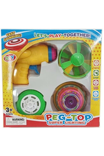 OEM Figurina Merkpol Peg Top Super Lighting, multicolor, 21x21cm, pentru copi...