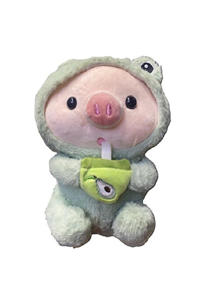 ROZETTE Figurina porc in palarie multicolor 23cm