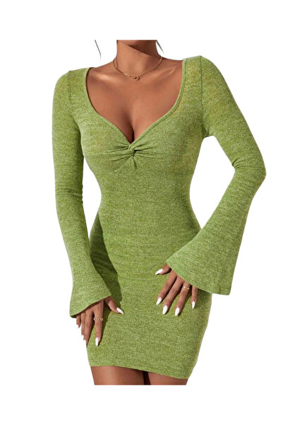 Woman's Fashion Μίνι βραδινό φόρεμα πράσινο