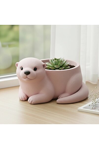 OEM Mini Ghiveci Decorativ Animalut Vidra Suport Plante Mici