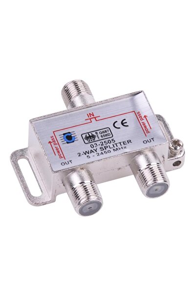 Power Pass 2-Way Splitter, 5-2450 MHz