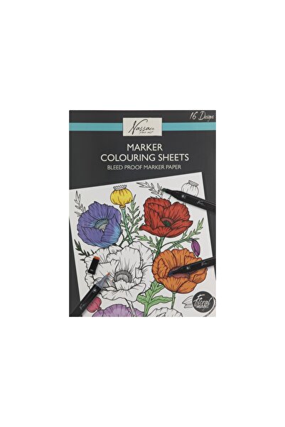 Nassau Coloring sheets for professional markers AR0326/GE