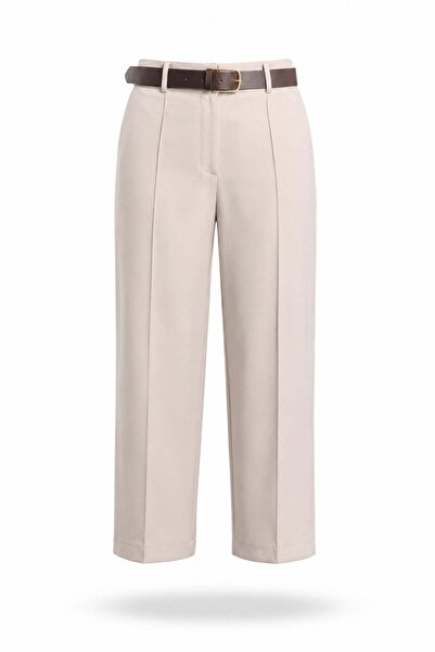 5in1Canpolat Pantaloni tip barrel cu curea din piatră 58549