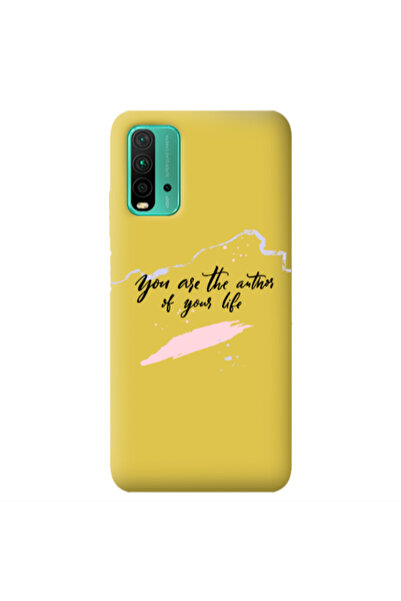 Other Xiaomi Poco M3 You are the authors Yellow Colored Silicone TPU Θήκη