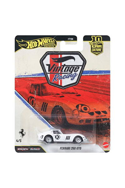 HOT WHEELS Cultură auto, Ferrari 250 GTO, mașină, scară 1:64, JKF 25