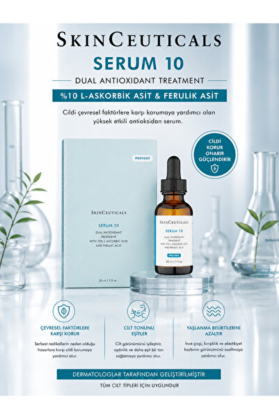SkinCeuticals Serum 10 Antioxidant Serum 30 ml - Brightening Facial Care Cont...