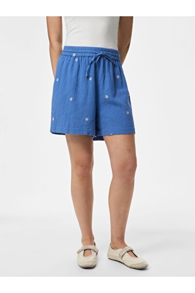PIECES Shorts PCSASTINA HW MUSSELIN