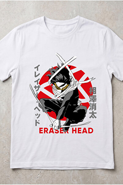 Silkensoul My Hero Academia Aizawa Shota Anime Printed Standard Cut Unisex Ts...