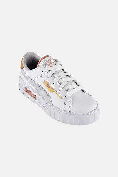 Puma Kids Girl Mayze Crashed Lace Up Outdoor Shoes, White