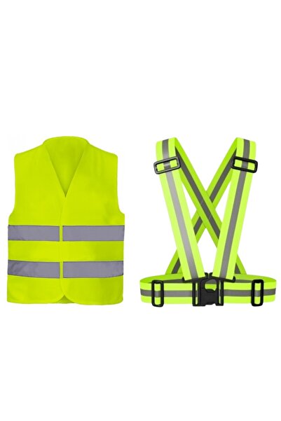 Otto Reflective Vest and Harness Top Bottom Set , Safety Vest with Adjustable...