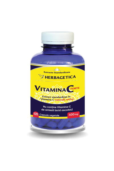 herbagetica Vitamina C Forte 400mg 120cps