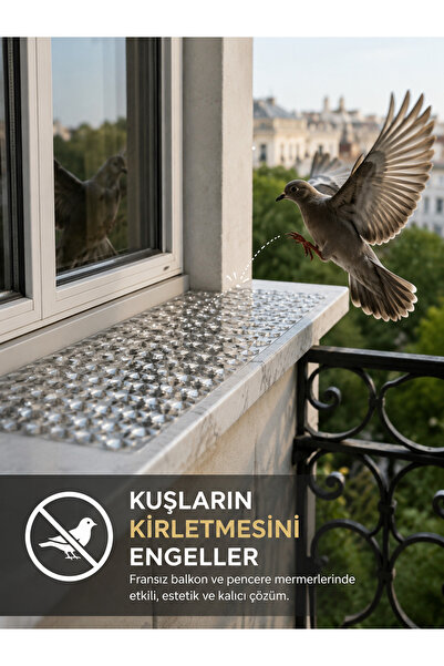 Turcoat Kuşkonmaz Kuşsavar Yapışkanlı Folyo 30 cm x 3 mt