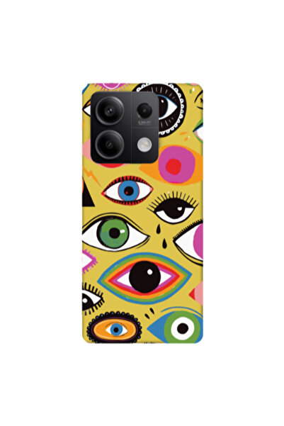 Other Xiaomi Redmi Note 13 5G Colorful eyes Yellow Colored Silicone TPU Θήκη
