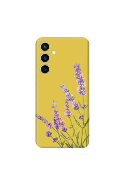 Other Samsung S24 Plus Flowers 8 Yellow Colored Silicone TPU Θήκη