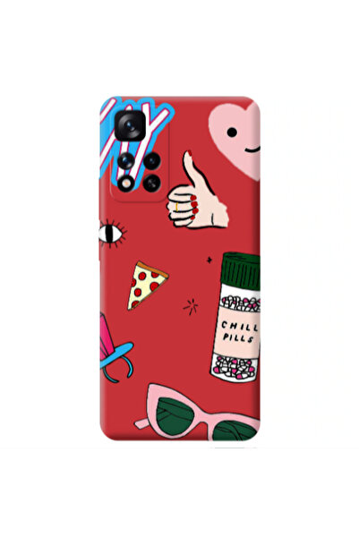Other Xiaomi Redmi Note 11 Pro 5G Chill Red Colored Silicone TPU Θήκη