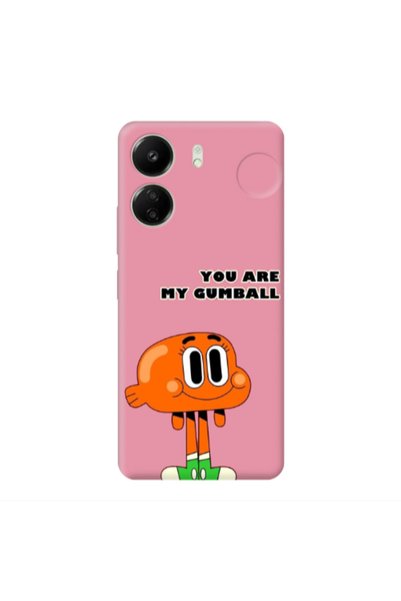 Other Xiaomi Redmi 13C You are my gumball Pink Colored Silicone TPU Θήκη