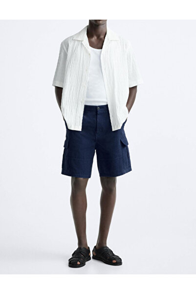 Evendi Pantaloni scurti, Bleumarin