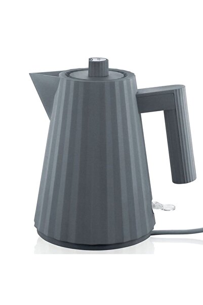 Alessi Ηλεκτρικός βραστήρας Plissé MDL06/1 G 1,0 λίτρα 2400W 21x16x20 εκ. Γκρι