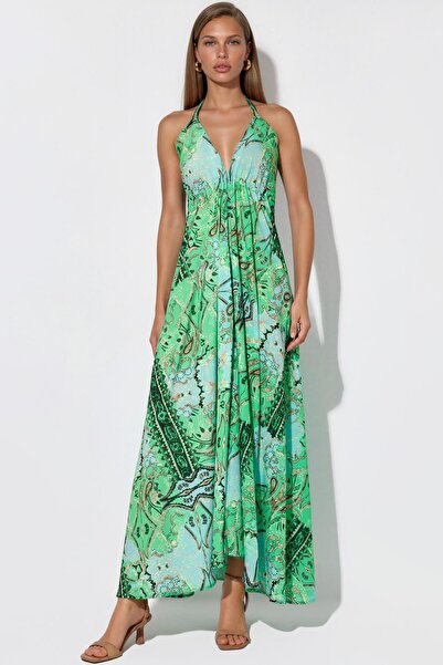 Hiccup Rochie Maxi Boemă cu Model Etnic