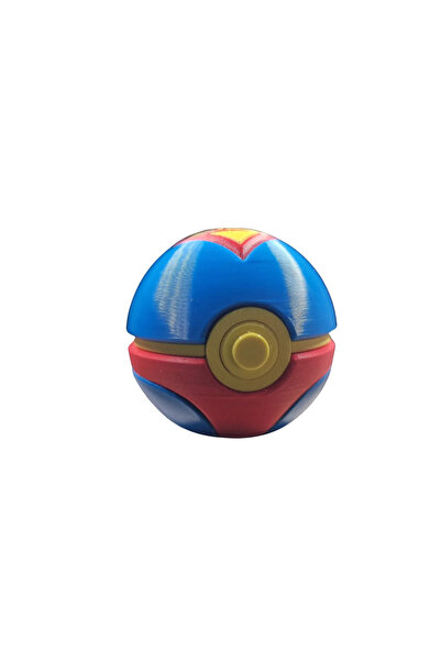 Eva Prints Figurina decorativa Superman PokéBall, model 3D, inspiratie Pokémo...