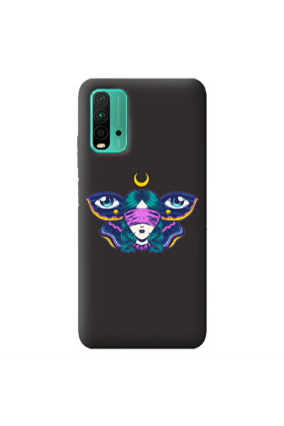 Other Xiaomi Poco M3 Eye in my ear Black Colored Silicone TPU Θήκη