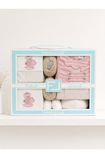 Baby Gift Newborn 6 Piece Gift Set- Pink Color