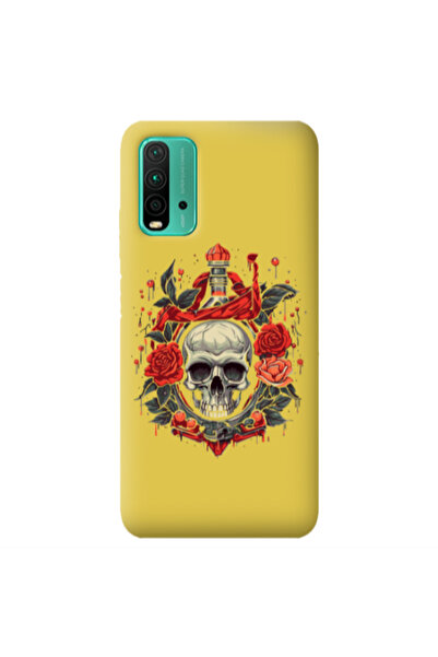 Other Xiaomi Poco M3 Flower head Yellow Colored Silicone TPU Θήκη