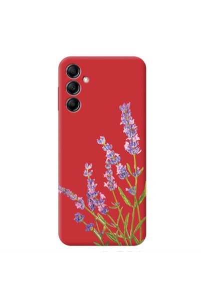 Other Samsung A24 Flowers 8 Red Colored Silicone TPU Θήκη